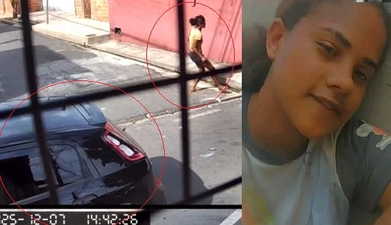 Câmera de segurança registra momento em que mulher é assassinada no Parque Afonso Gil