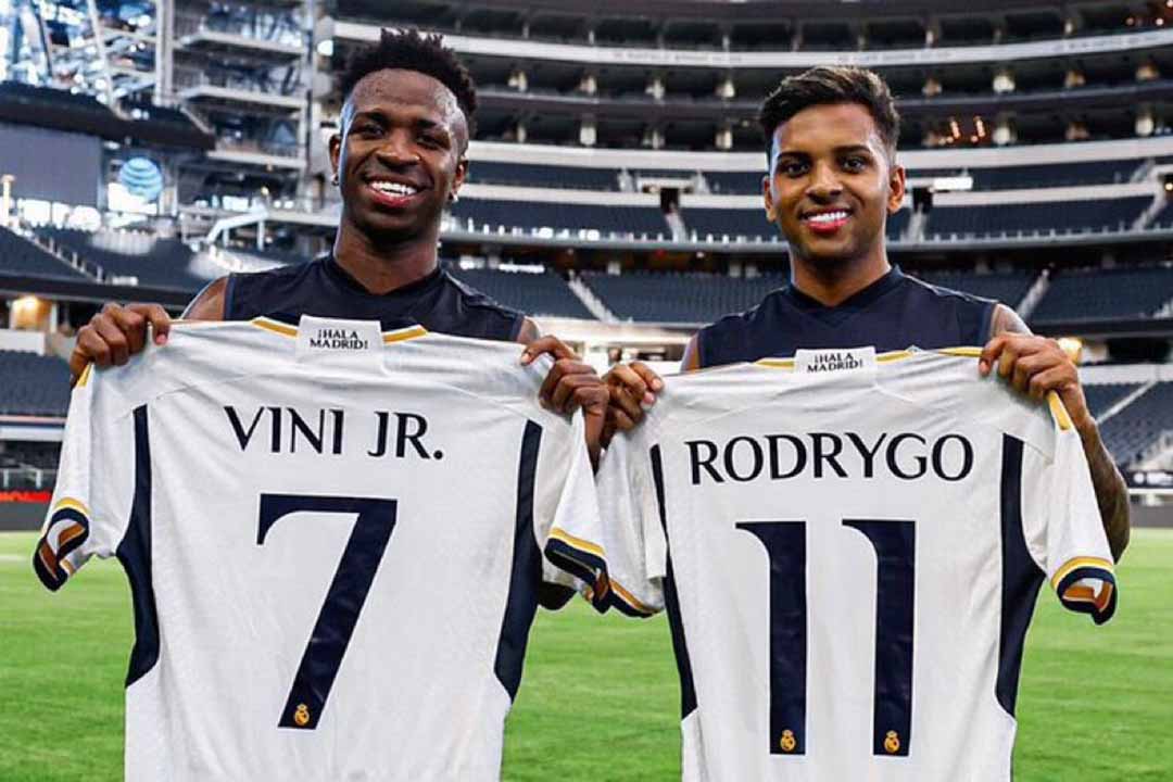Seleção brasileira vai repetir dobradinha de sucesso do Real Madrid com os atacantes Vini Jr. e Rodrygo