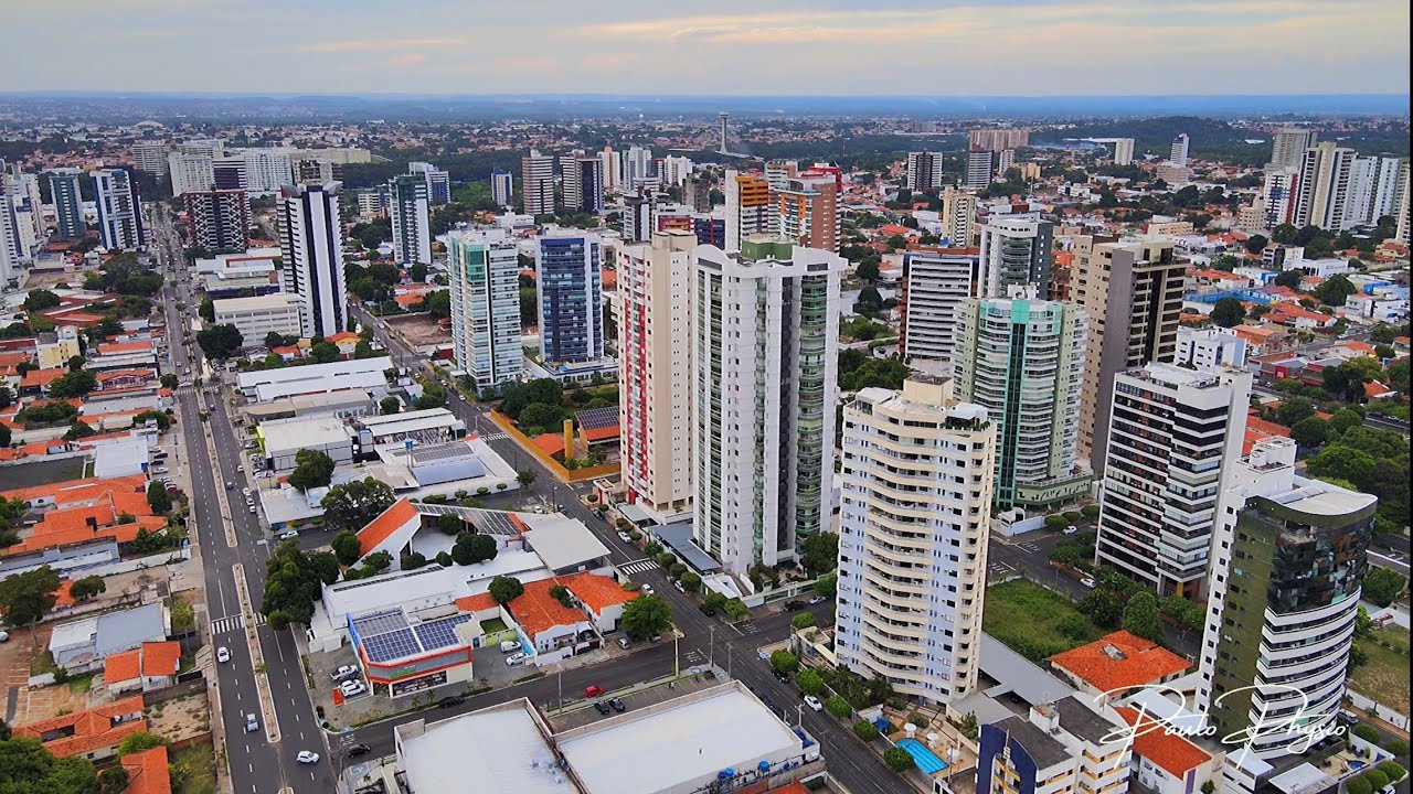 Vista aérea da capital piauiense, Teresina