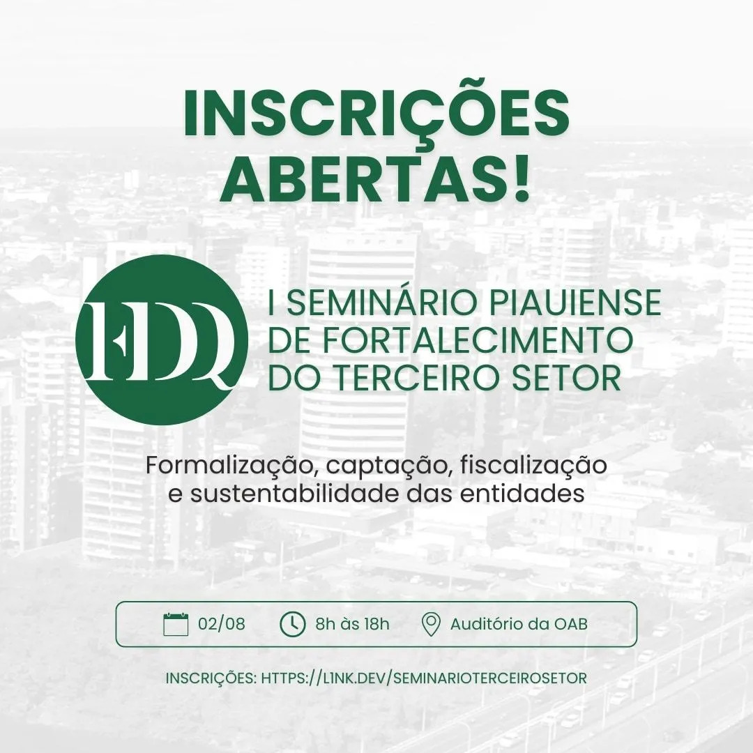 Seminário Piauiense de Fortalecimento do Terceiro Setor