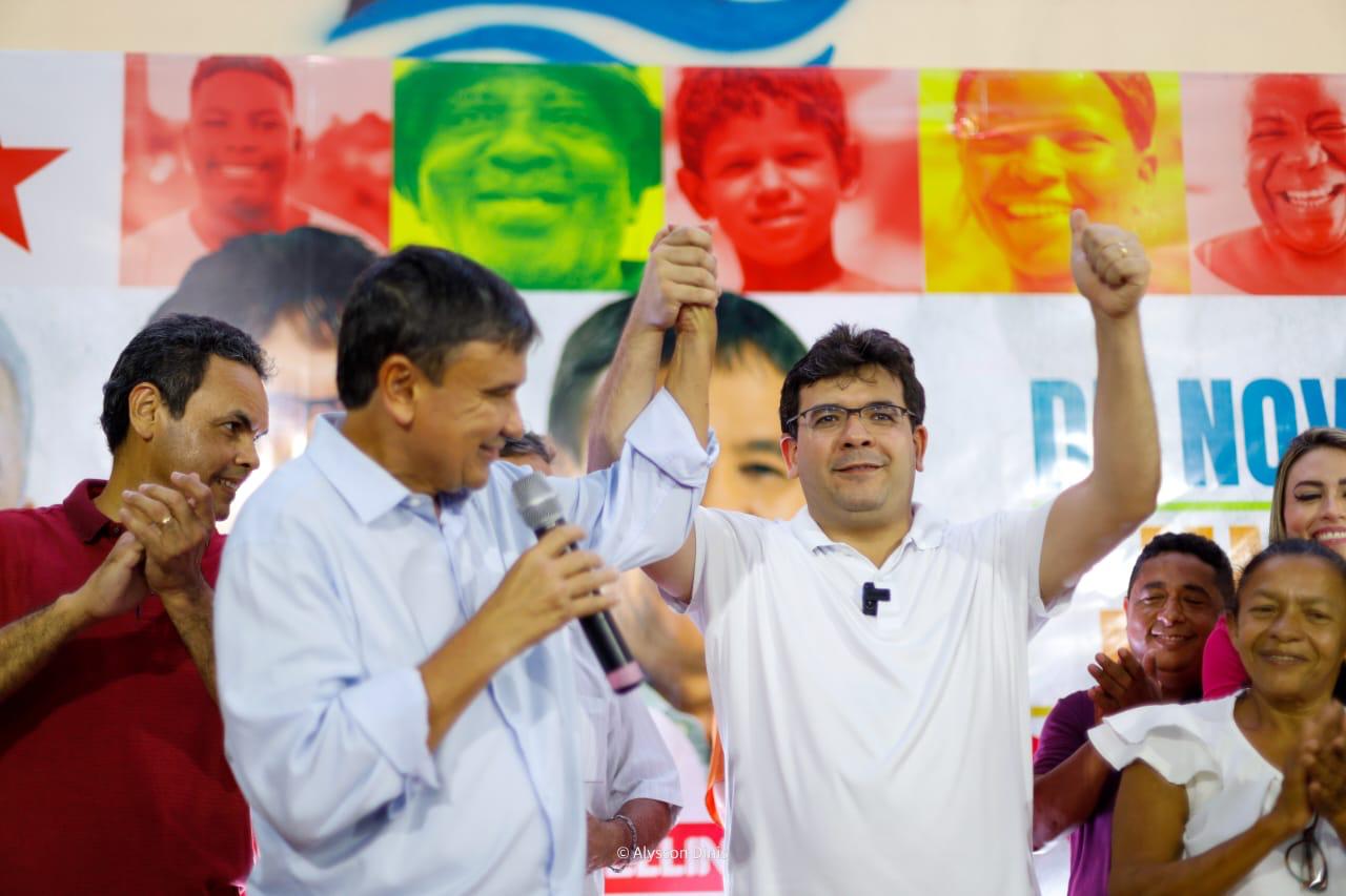 Wellington Dias e Rafael Fonteles em pré-campanha