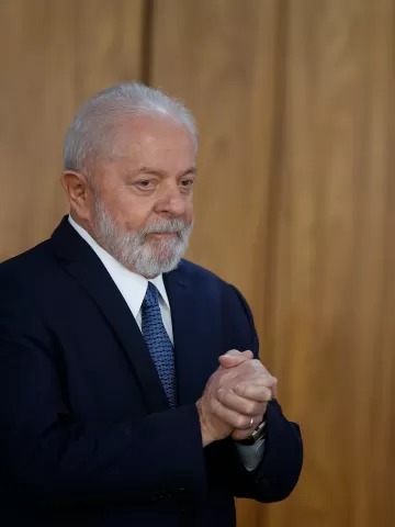 Lula (PT) em evento no Planalto