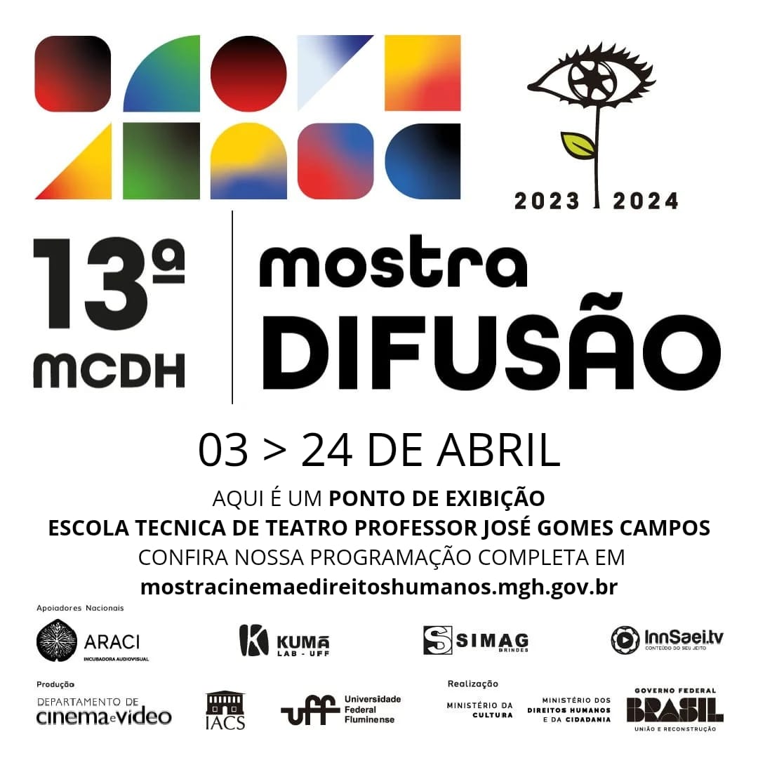 Escola  de Teatro Gomes Campos será palco da 13ª Mostra de Cinema e Direitos Humanos