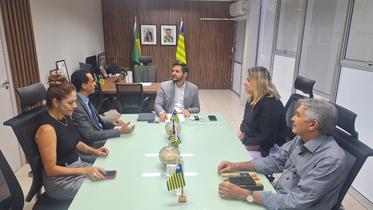Reunião com representantes da UFPI, Fundação Dom Quixote e Seduc