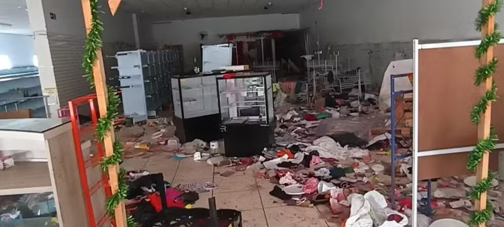 Loja roubada em Arroio do Meio