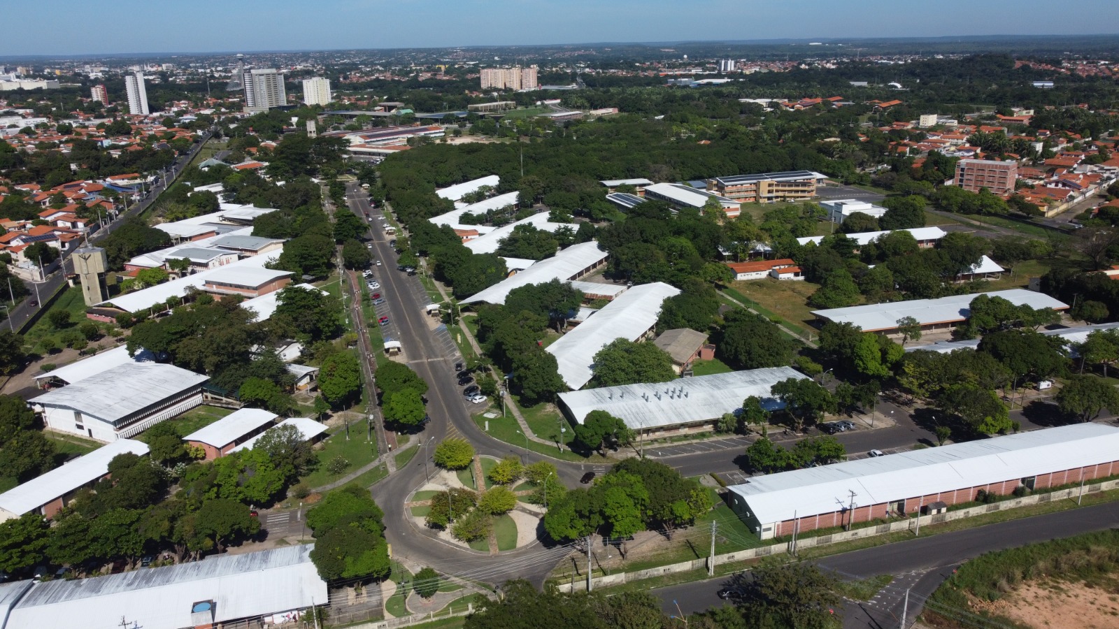Vista aérea do Campus Ministro Petrônio Portella (CMPP), em Teresina (PI)