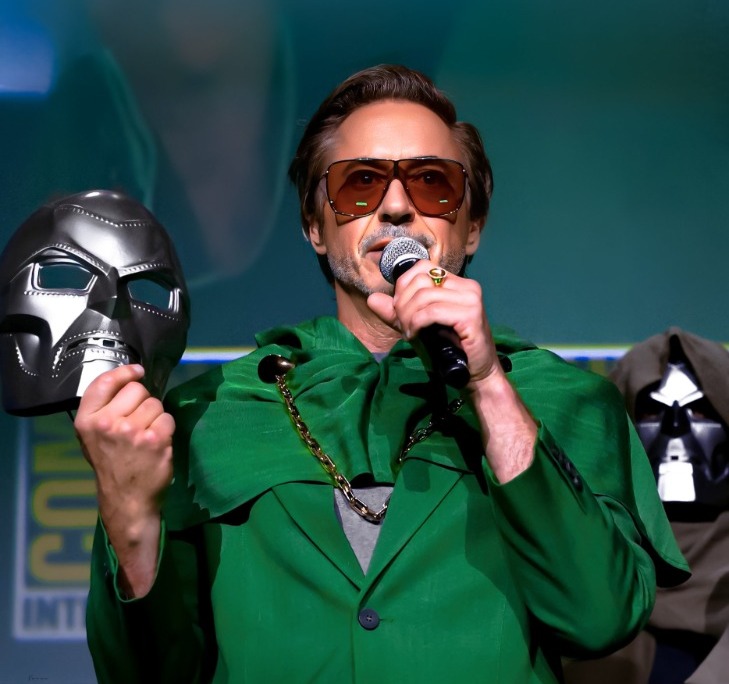 Robert Downey Jr, o homem de ferro, volta aos estúdios Marvel como Doutor Destino