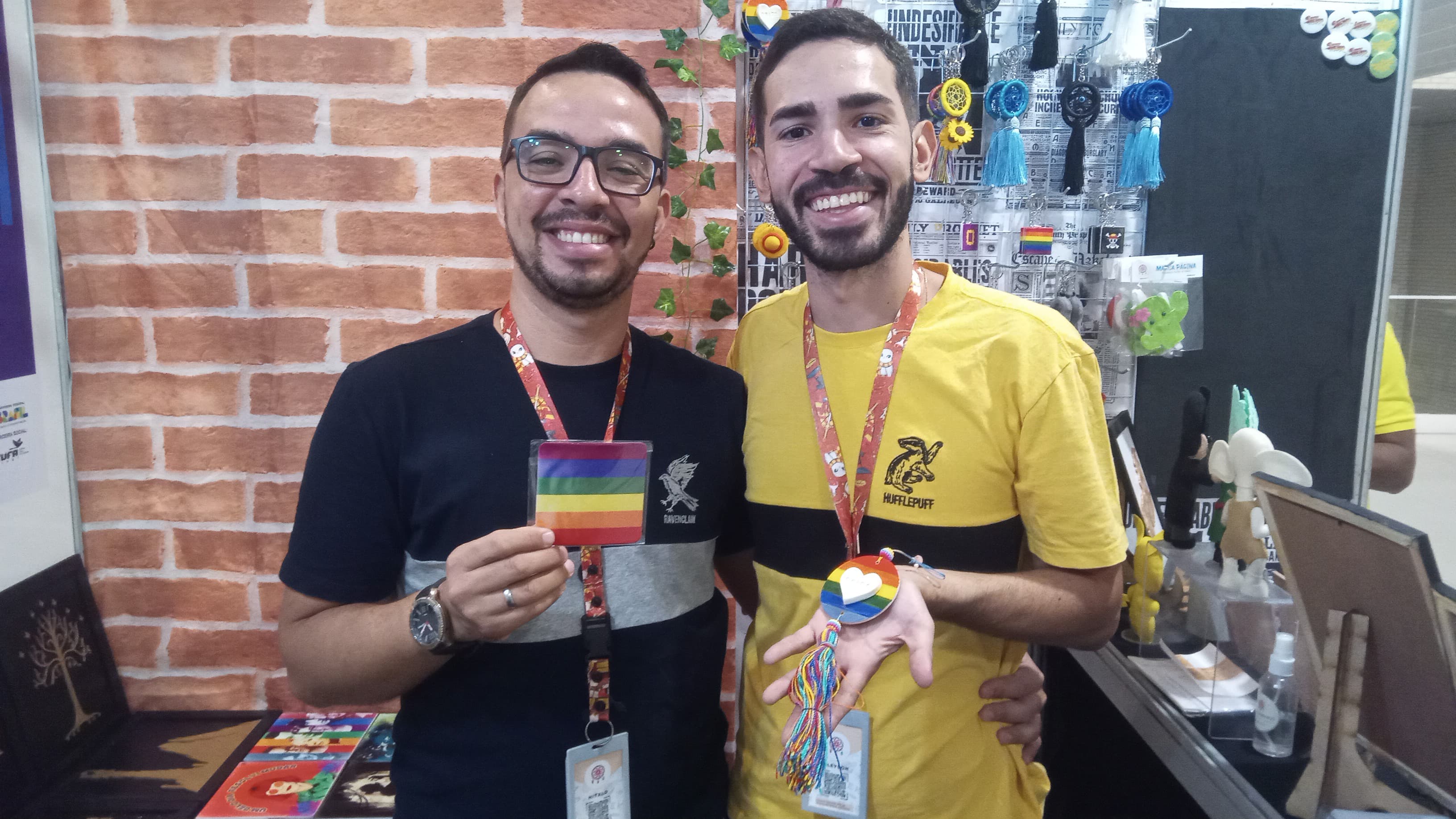 O casal de empreendedores Gleyson Lira e Hítalo Azevedo