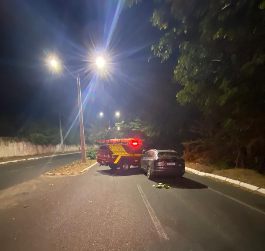 Ninguém ficou ferido, o acidente deixou apenas pequenos danos materiais