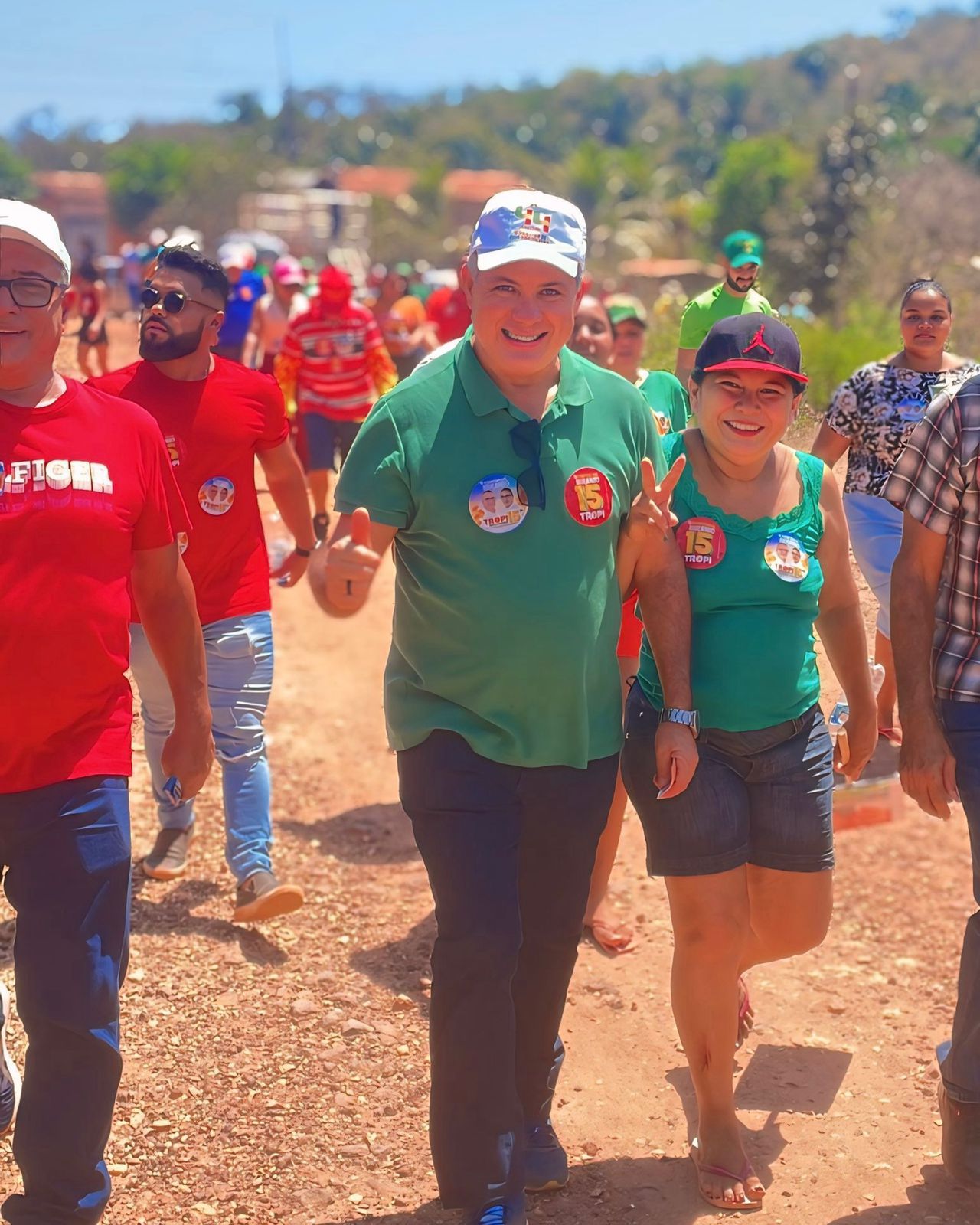 Candidato a prefeito de Nazária, Tropi (MDB)