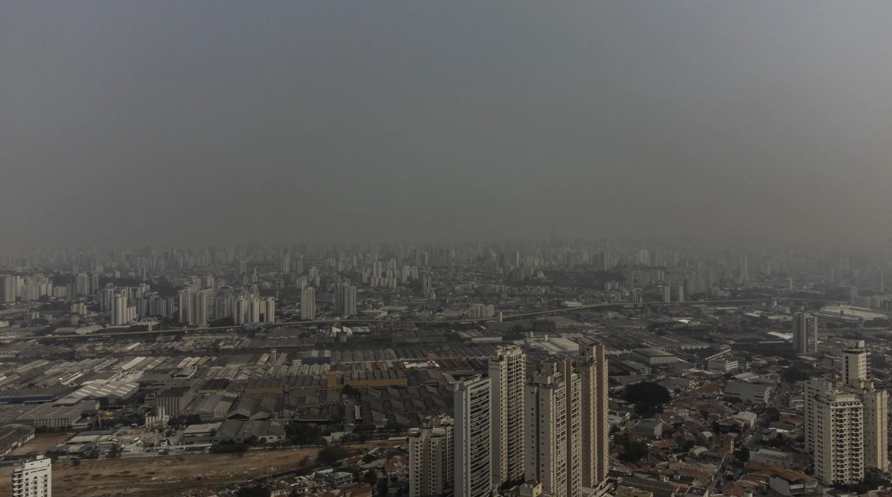 Ar poluído de São Paulo