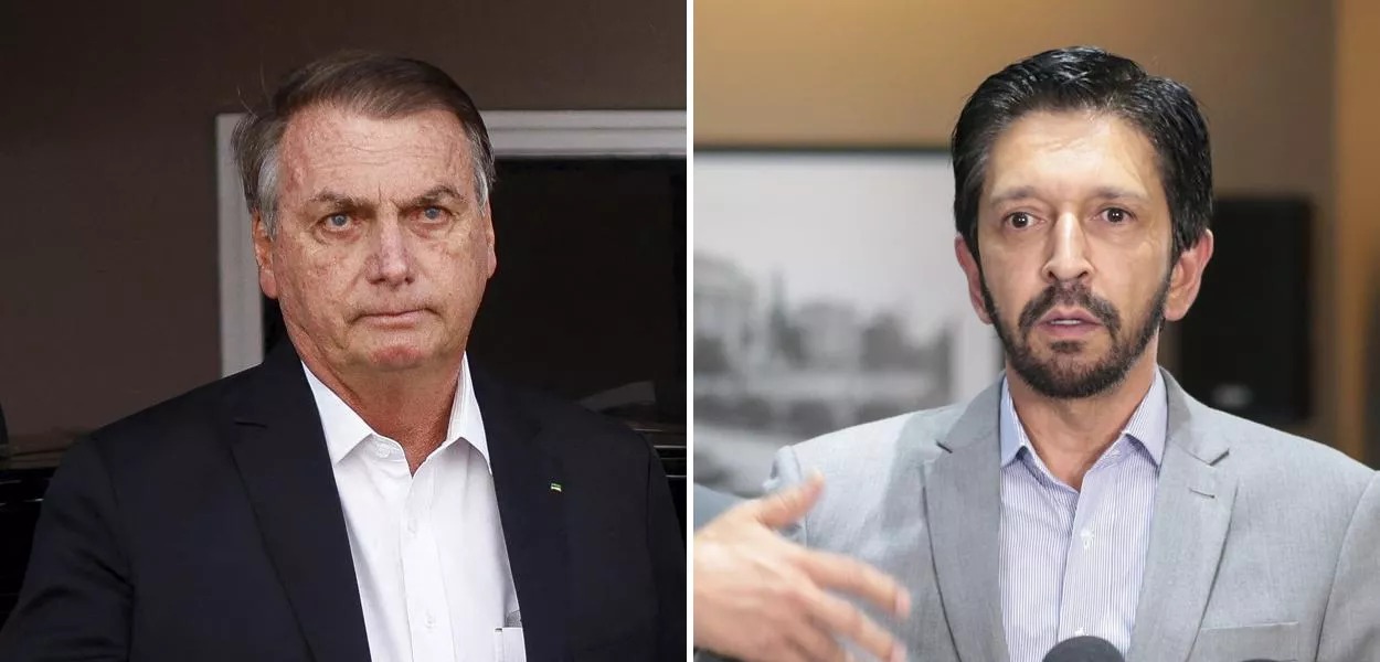 Jair Bolsonaro e Ricardo Nunes