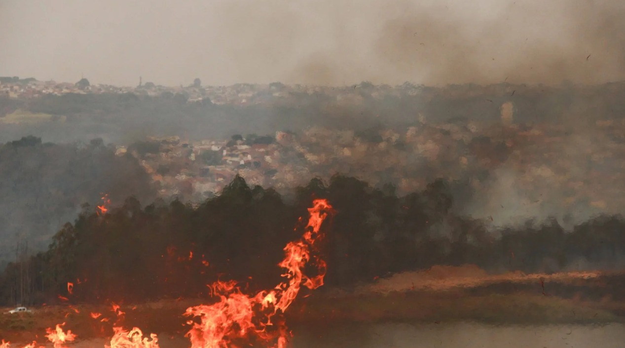 Queimadas no interior de São Paulo