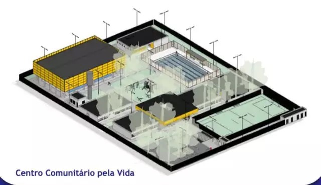 Imagem ilustrativa do projeto do Centro CONVIVE