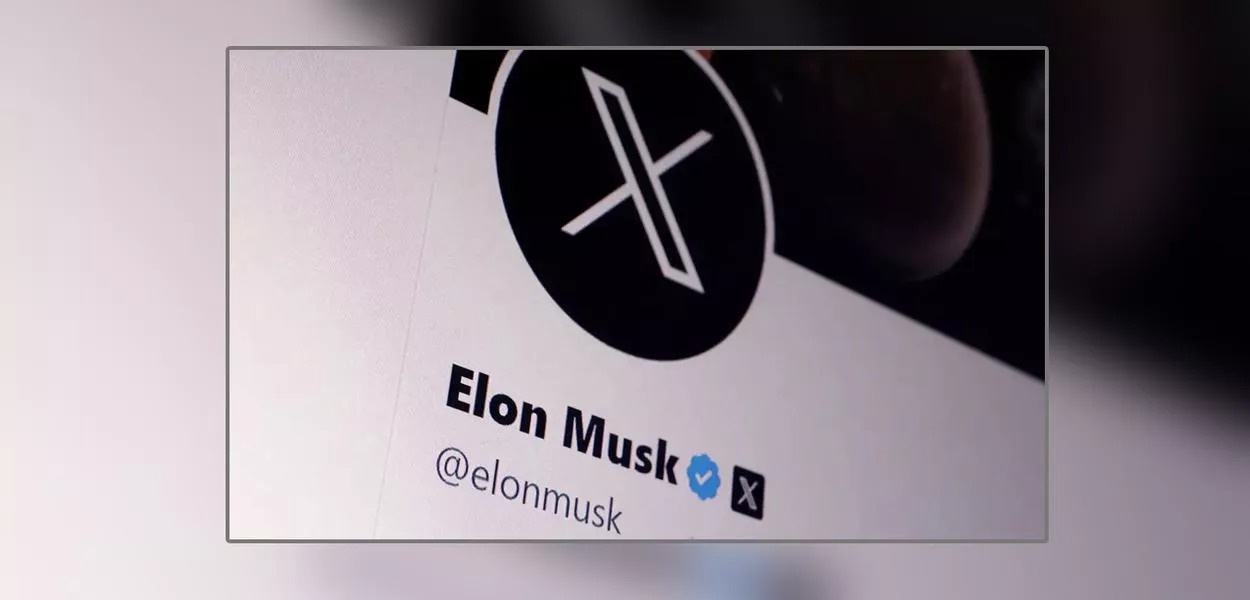 Marca da rede social X, do bilionário Elon Musk