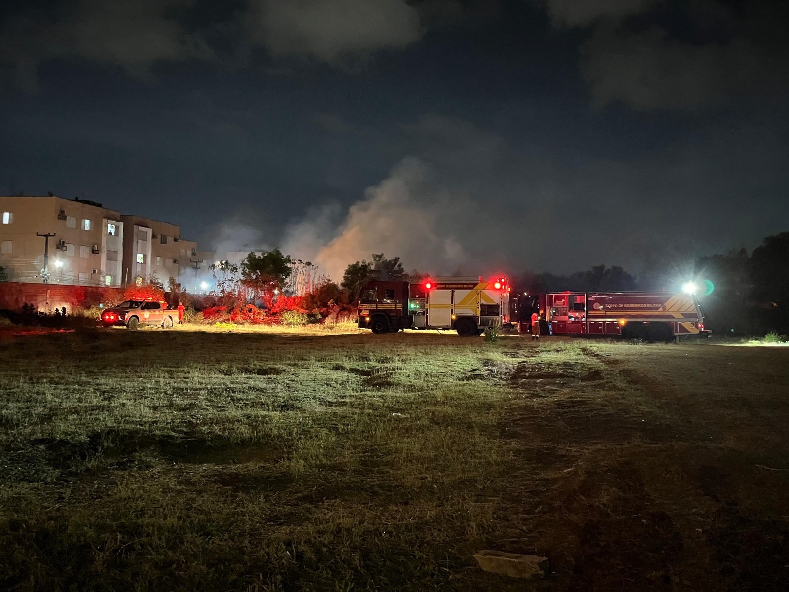 Incêndio no bairro Cristo Rei