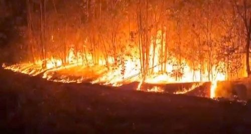 Fogo na região de Nazária