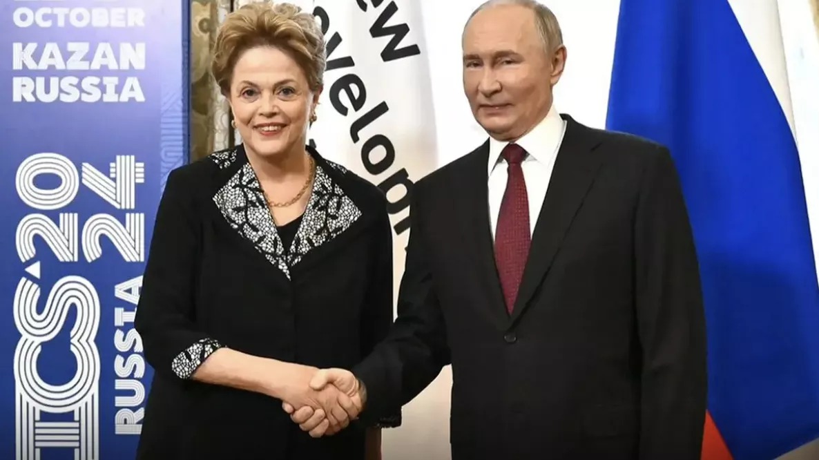 Dilma Rousseff e Vladimir Putin