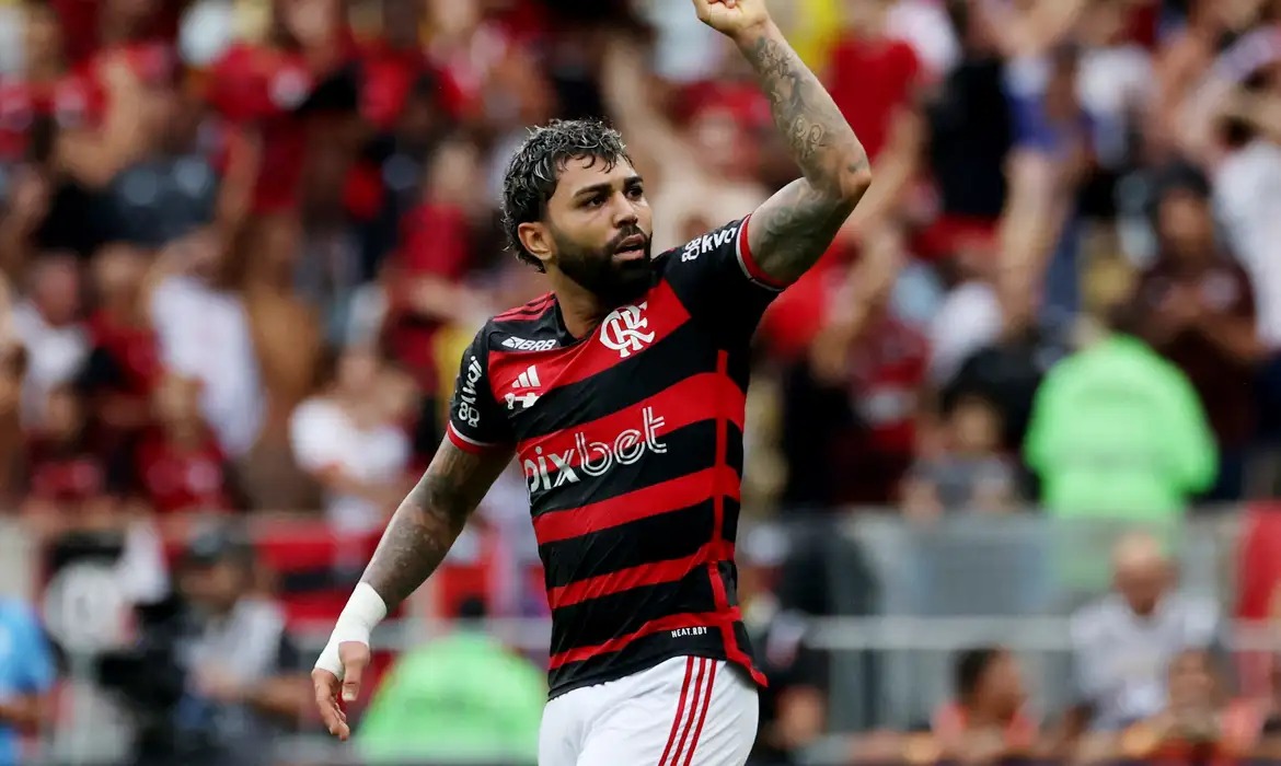 Gabigol marcou duas vezes para o Flamengo