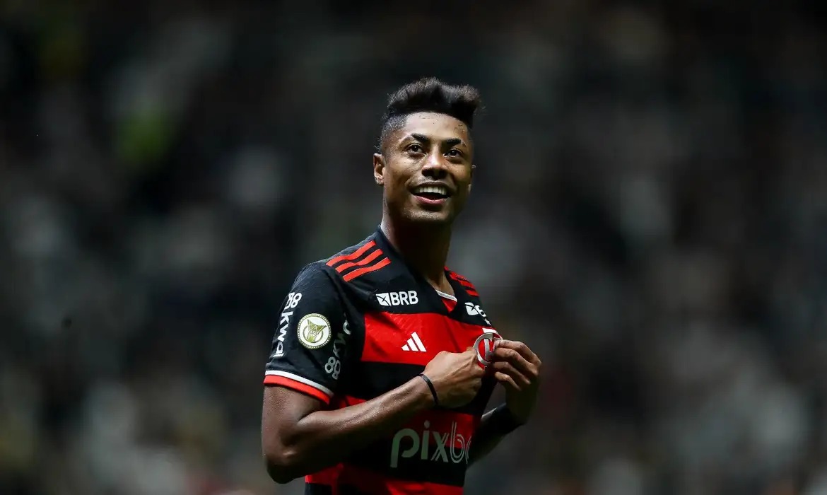 Jogador do Flamengo Bruno Henrique