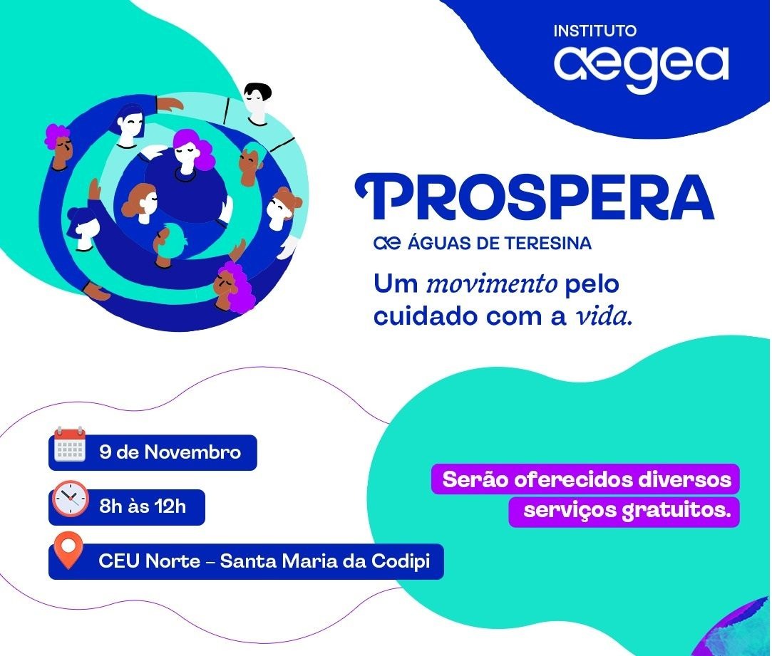 Águas de Teresina promove ações gratuitas de saúde e bem-estar