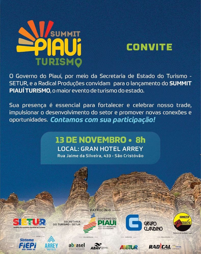 Summit reunirá importantes lideranças do turismo nacional