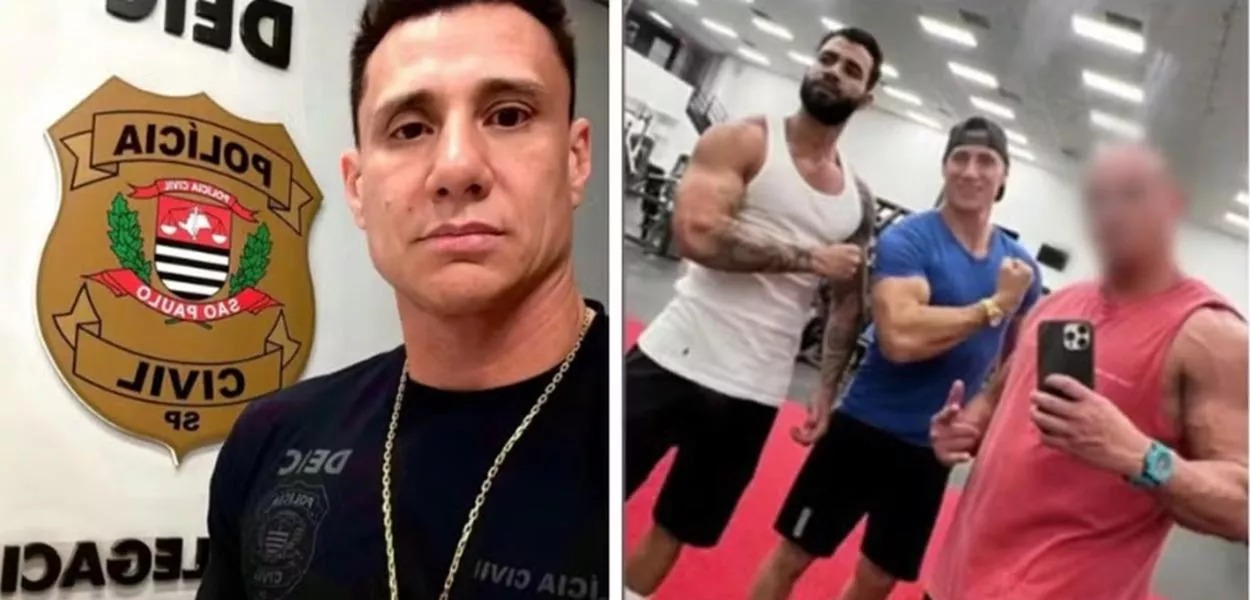Rogerinho ao lado de Gusttavo