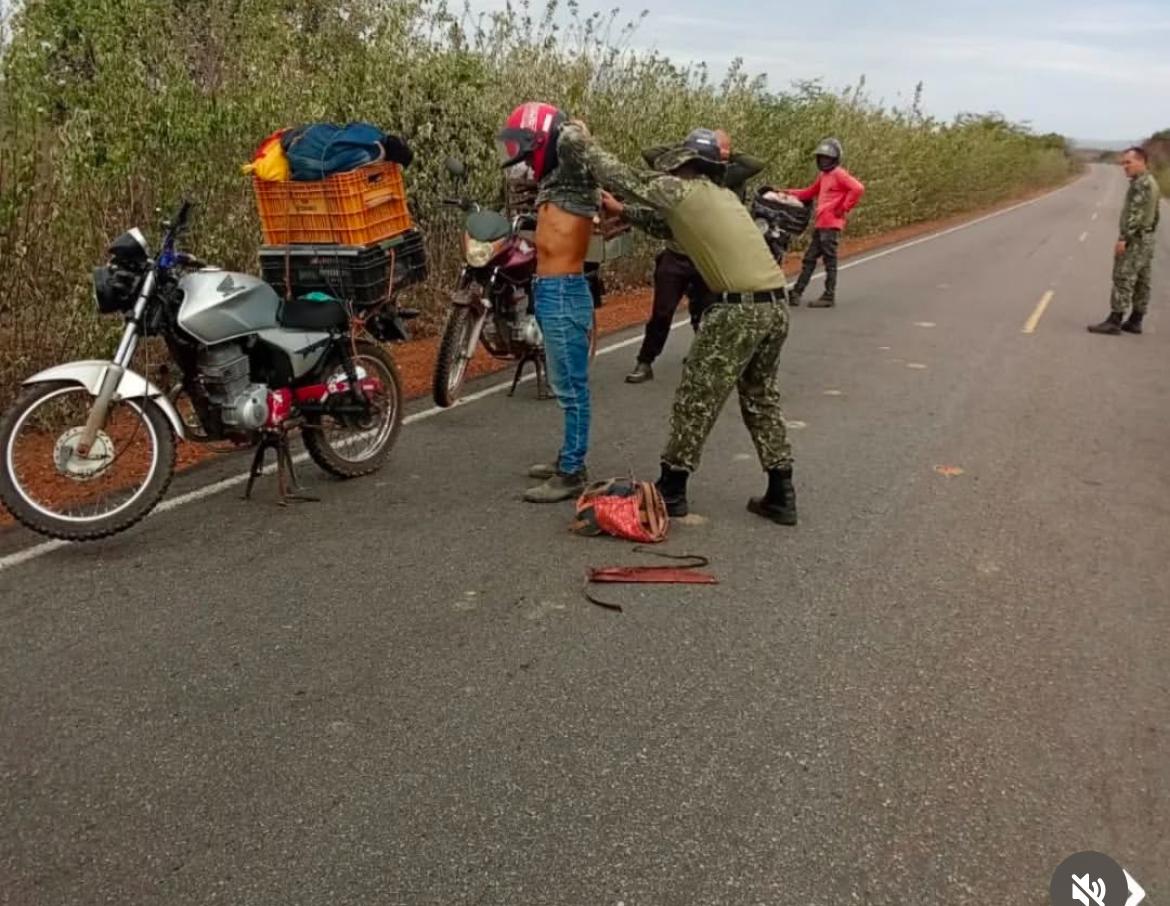 Três homens são detidos em flagrante com armas e cachorros