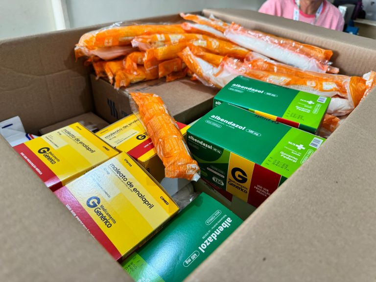 Medicamentos enviados pelo Ministério da Saúde
