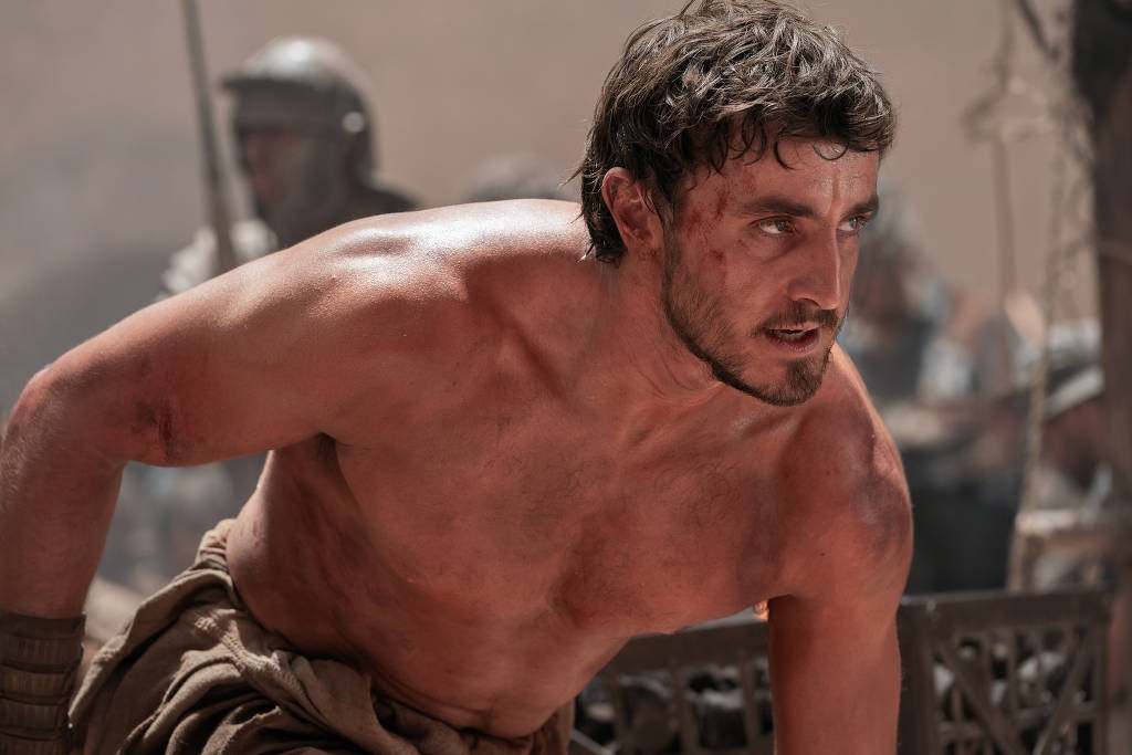 Paul Mescal interpreta Lucius em 'Gladiador 2'