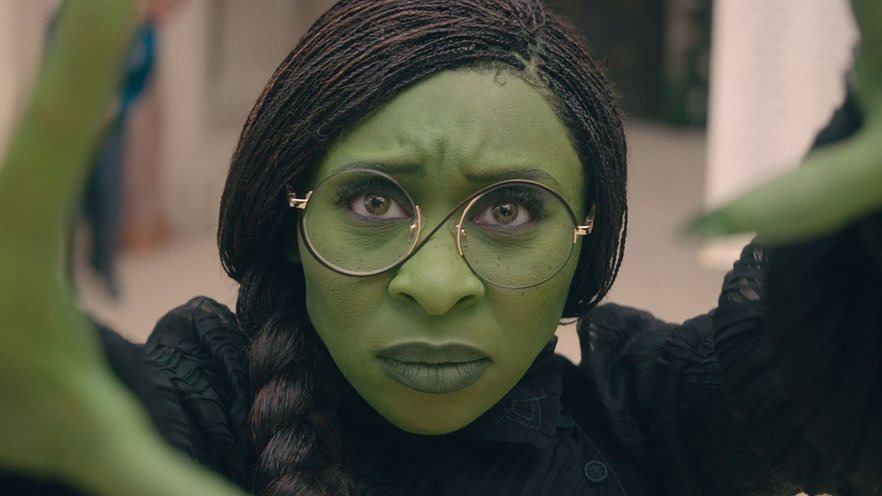 Cynthia Erivo como Elphaba em 'Wicked'