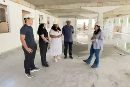 Construção da  sede da Biblioteca Central, no Campus Torquato Neto