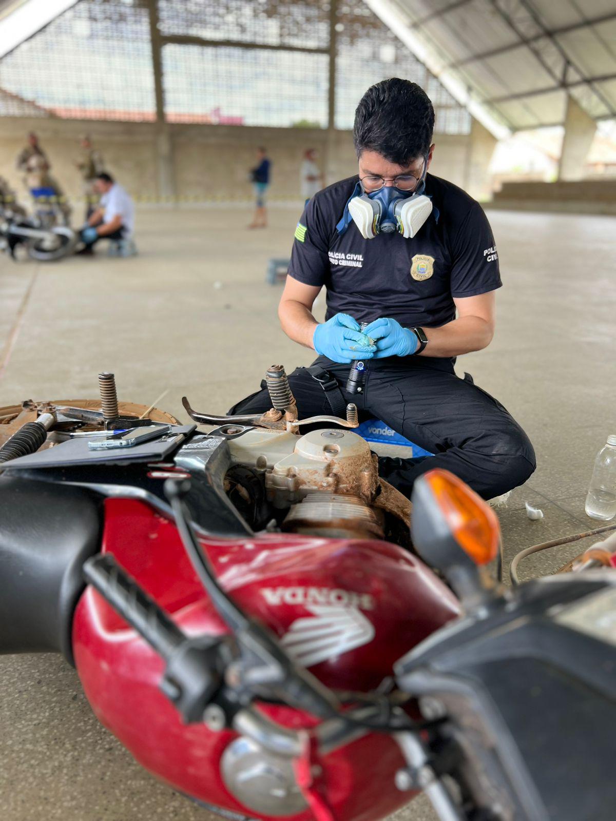 Seis motocicletas foram recuperadas durante a operação