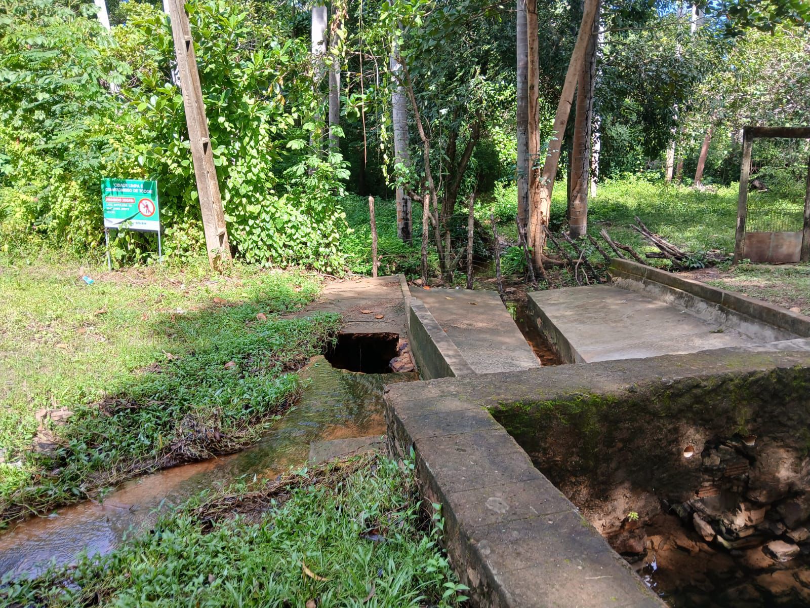 Olho d’Água do Recreio, localizado no município de Piripiri