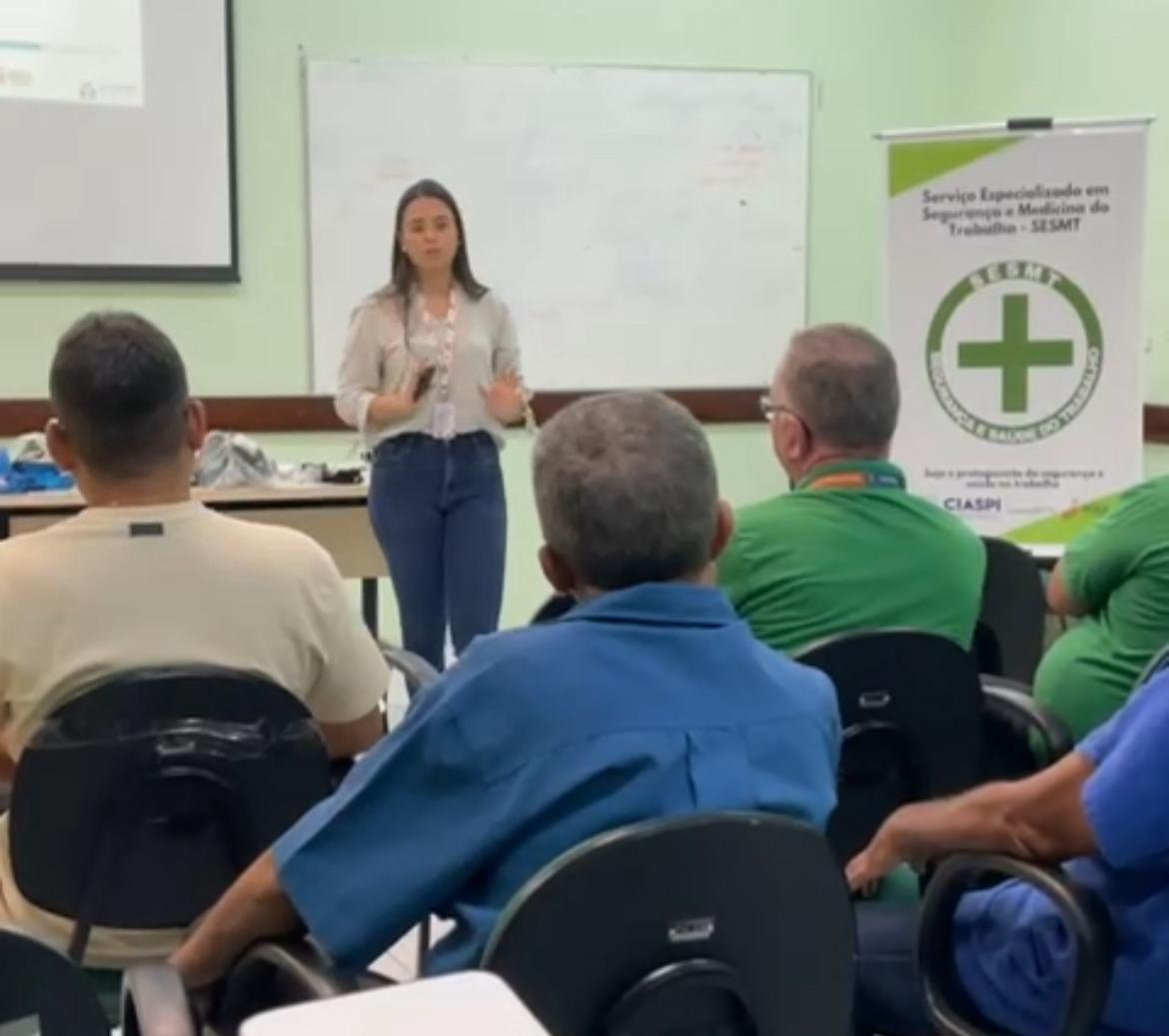 Sead realiza treinamento para garantir a segurança no trabalho em altura