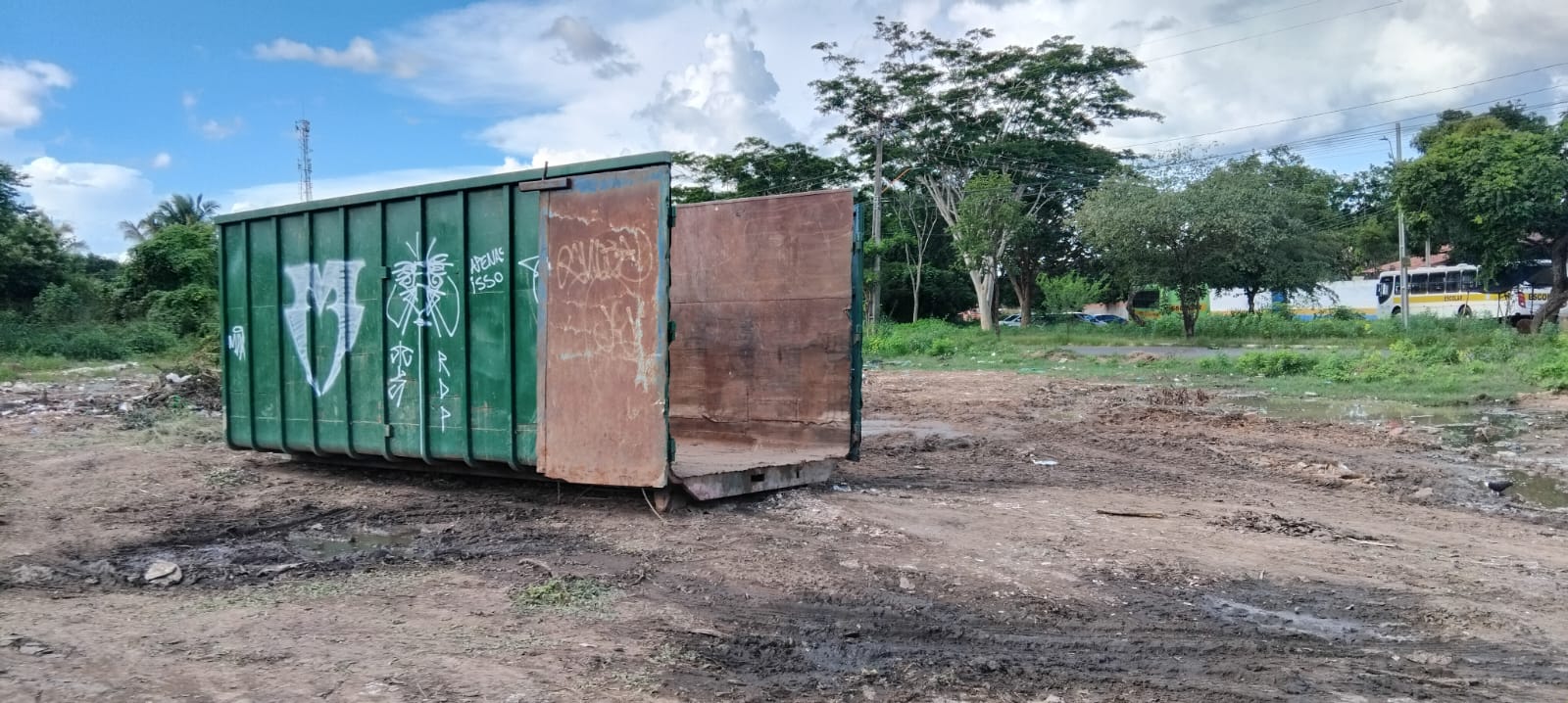 são 31 pontos de recolhimento de resíduos espalhados pela cidade