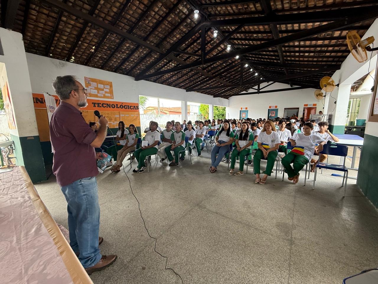 Projeto Ouvidoria na Escola, realizado pela Ouvidoria-Geral do Piauí (OGE) em parceria com a Secretaria de Estado da Educação (Seduc)