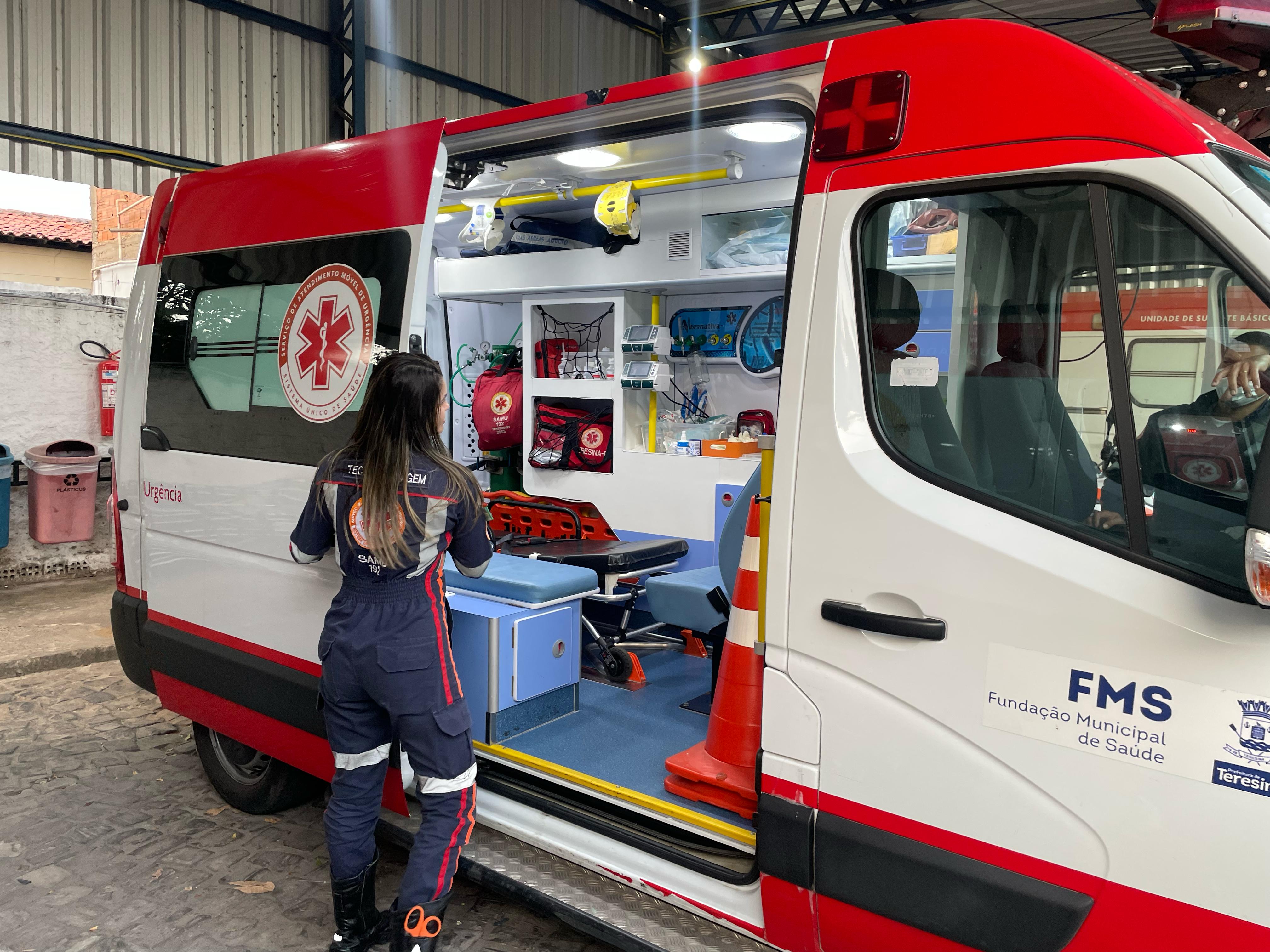 Ambulância do SAMU