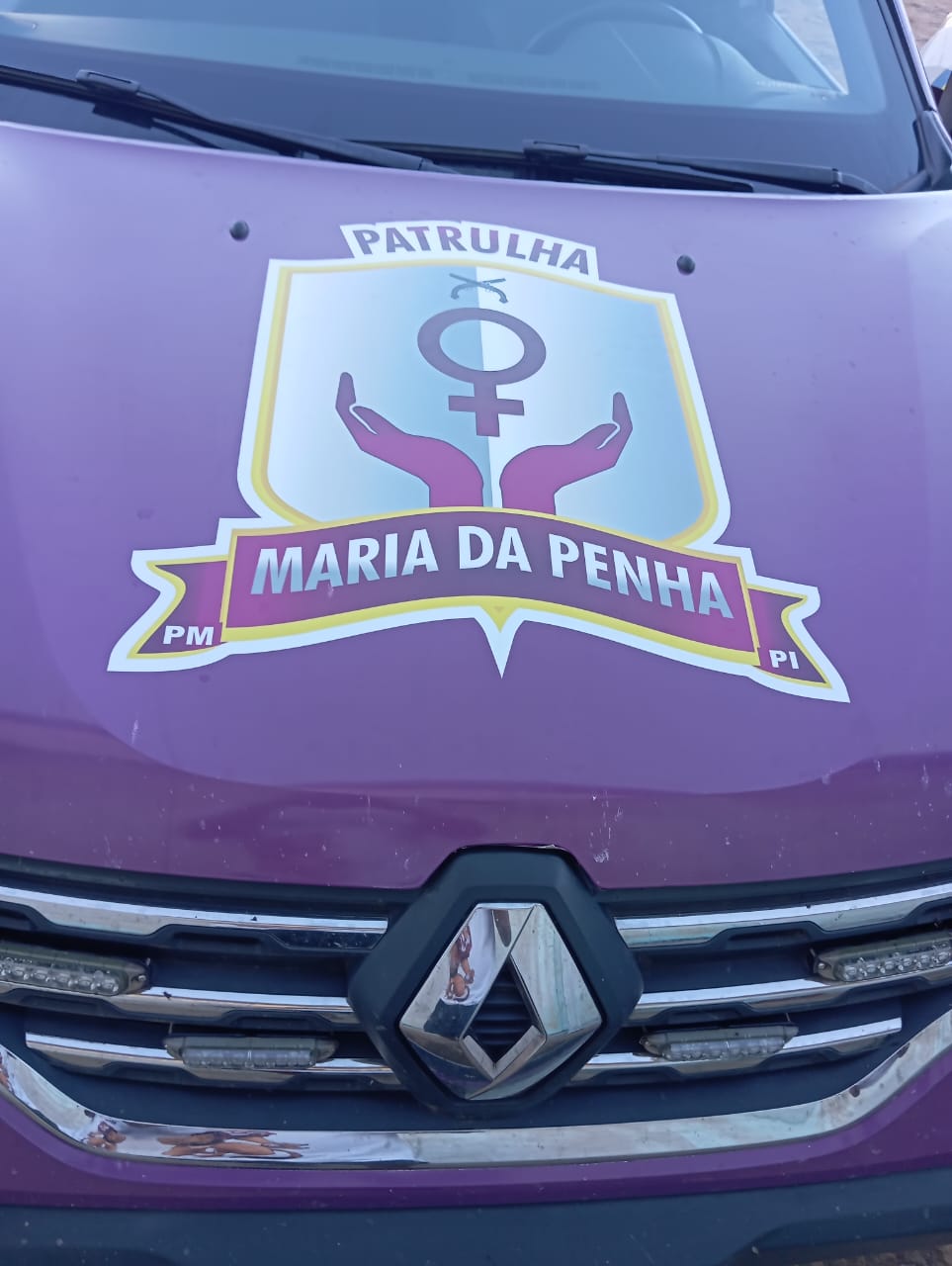 Viatura da Patrulha Maria da Penha