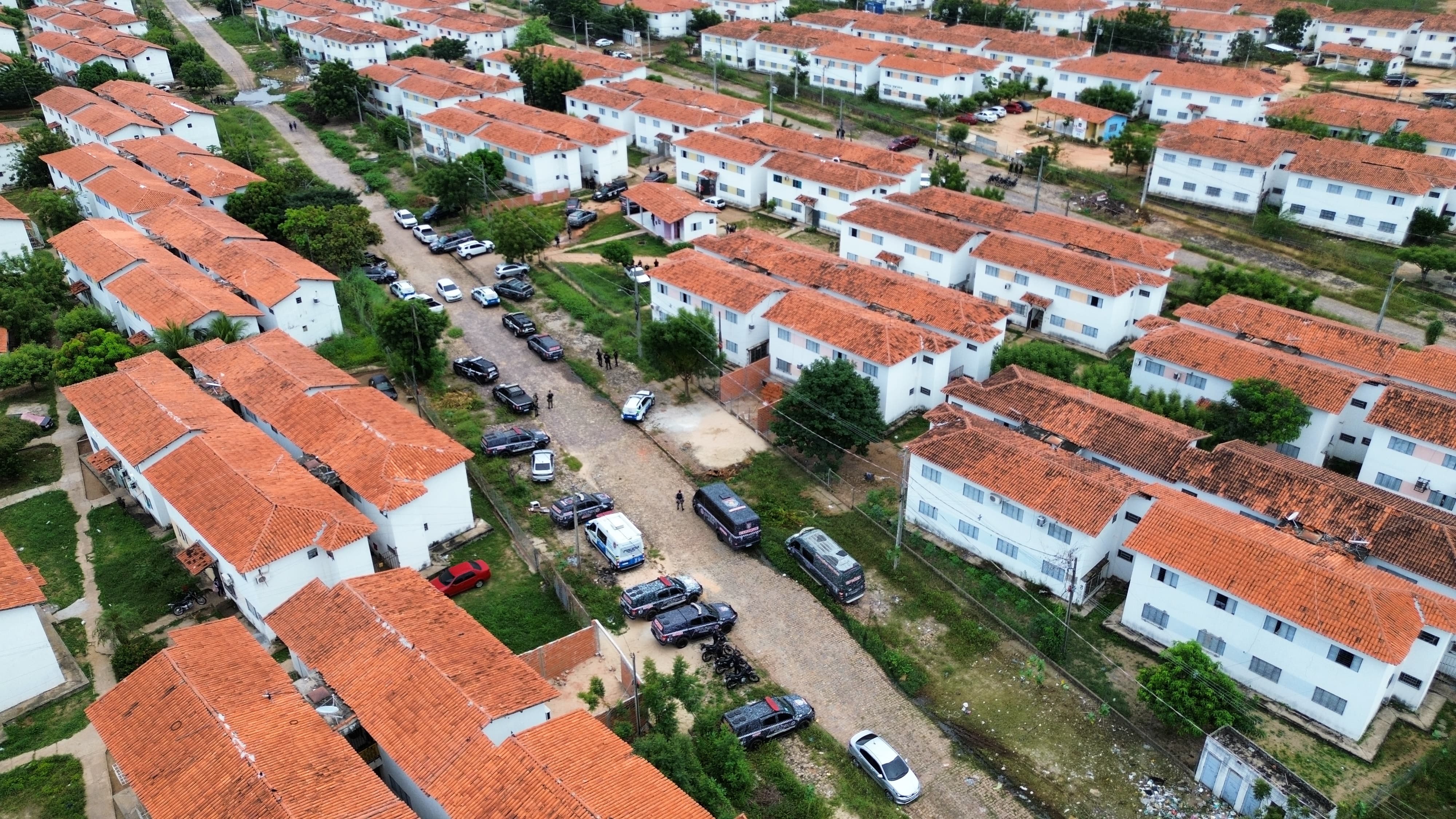 Imagem aérea do Residencial Torquato Neto, zona Sul de Teresina
