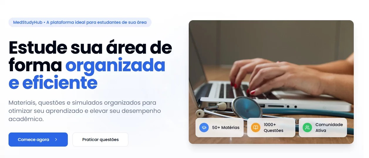 MedStudyHub conecta tecnologia e educação na área da saúde