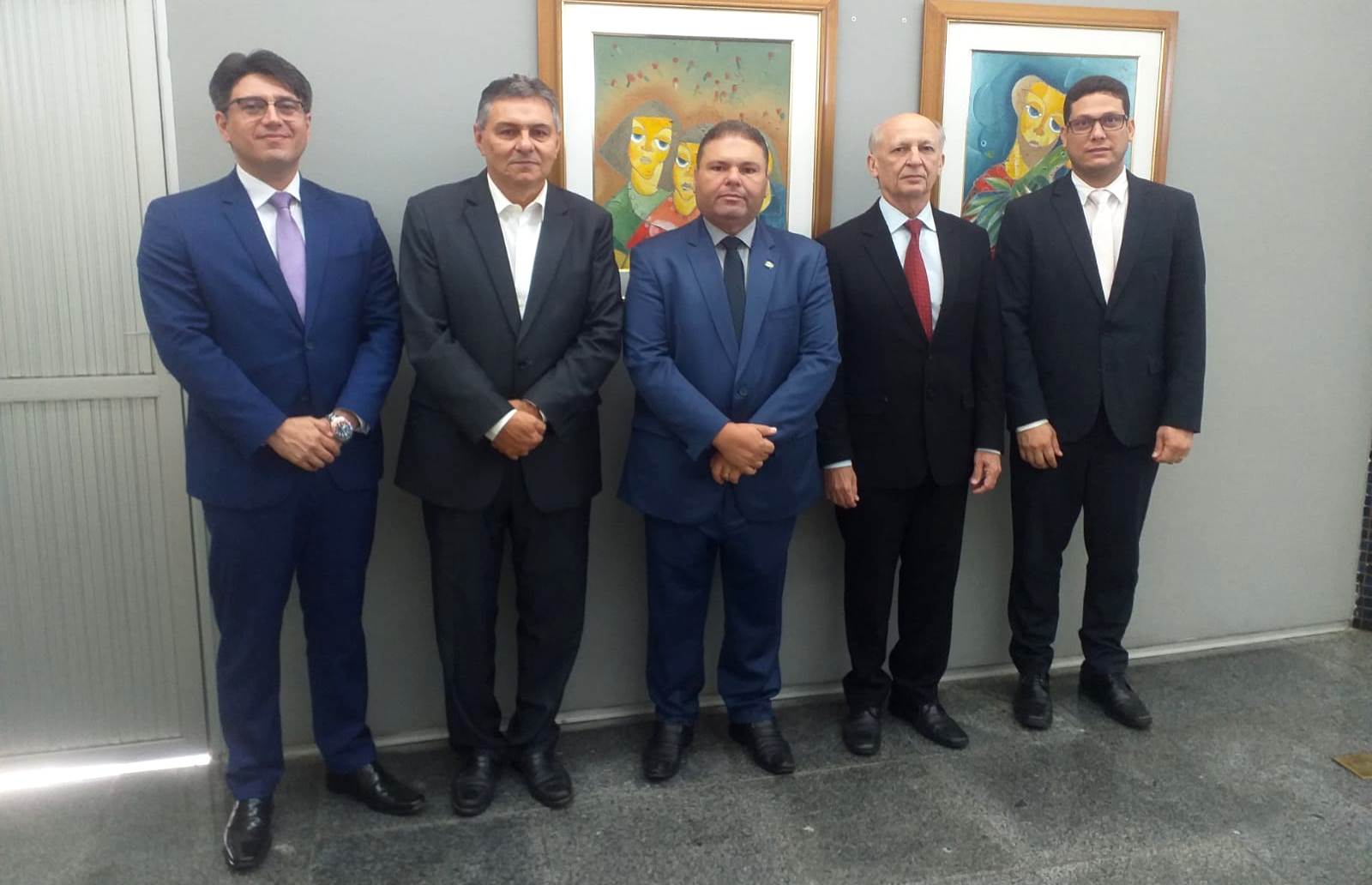 O encontro aconteceu na sede da Presidência da Corte de Contas