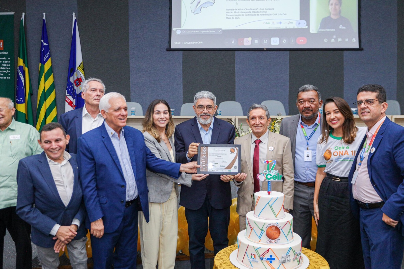 O Centro Integrado de Reabilitação (Ceir) celebrou, nesta quinta-feira (08), seus 17 anos de atuação