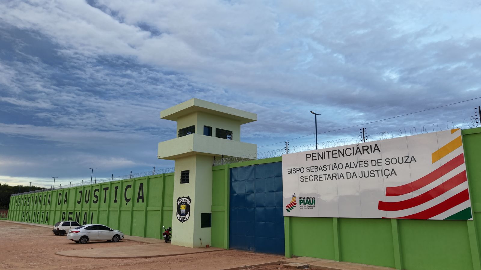 A Penitenciária Bispo Sebastião Alves de Souza, em Buriti dos Lopes