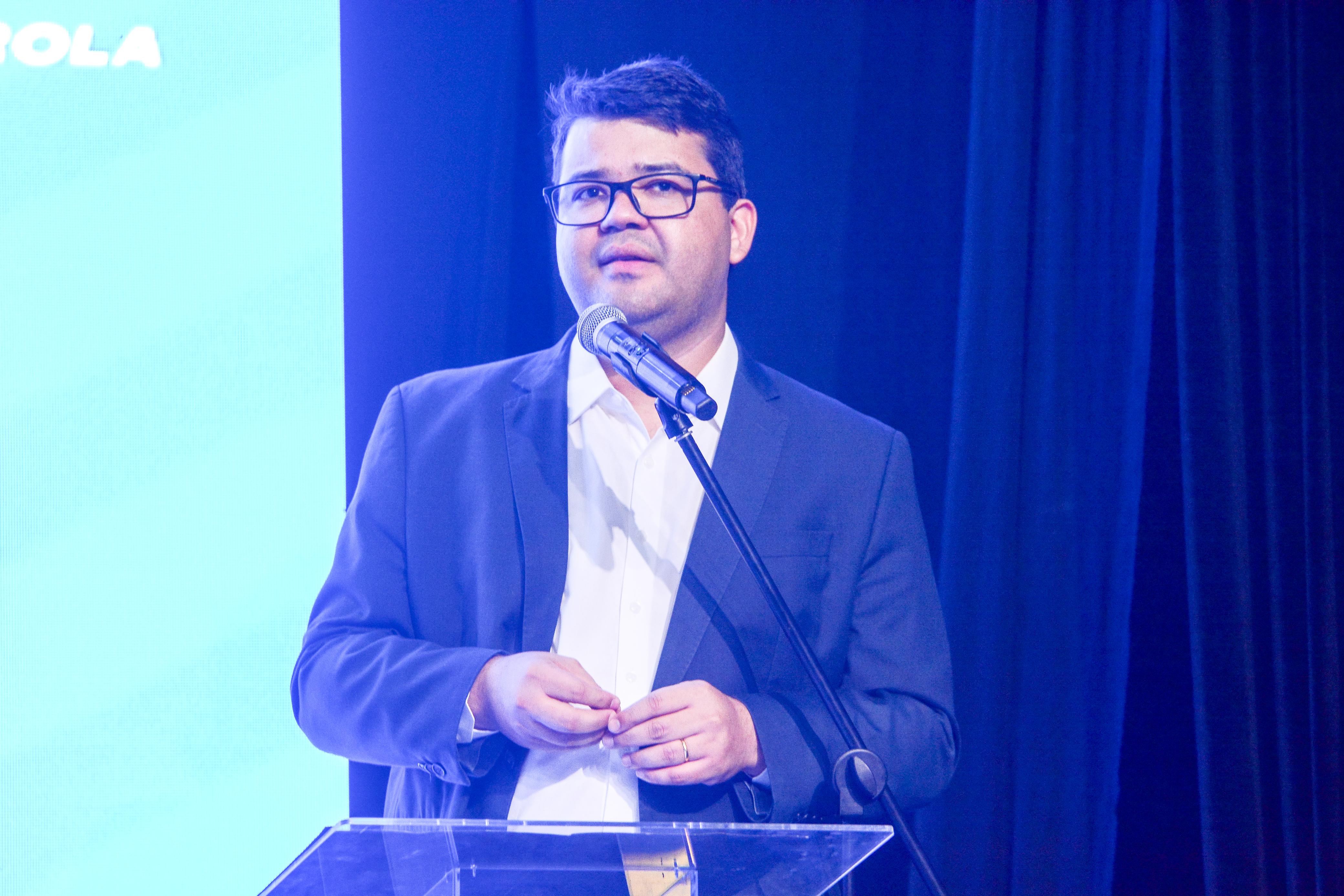 Secretário Chico Lucas discursa no 2º Workshop Estadual de Combate a Fraudes Digitais