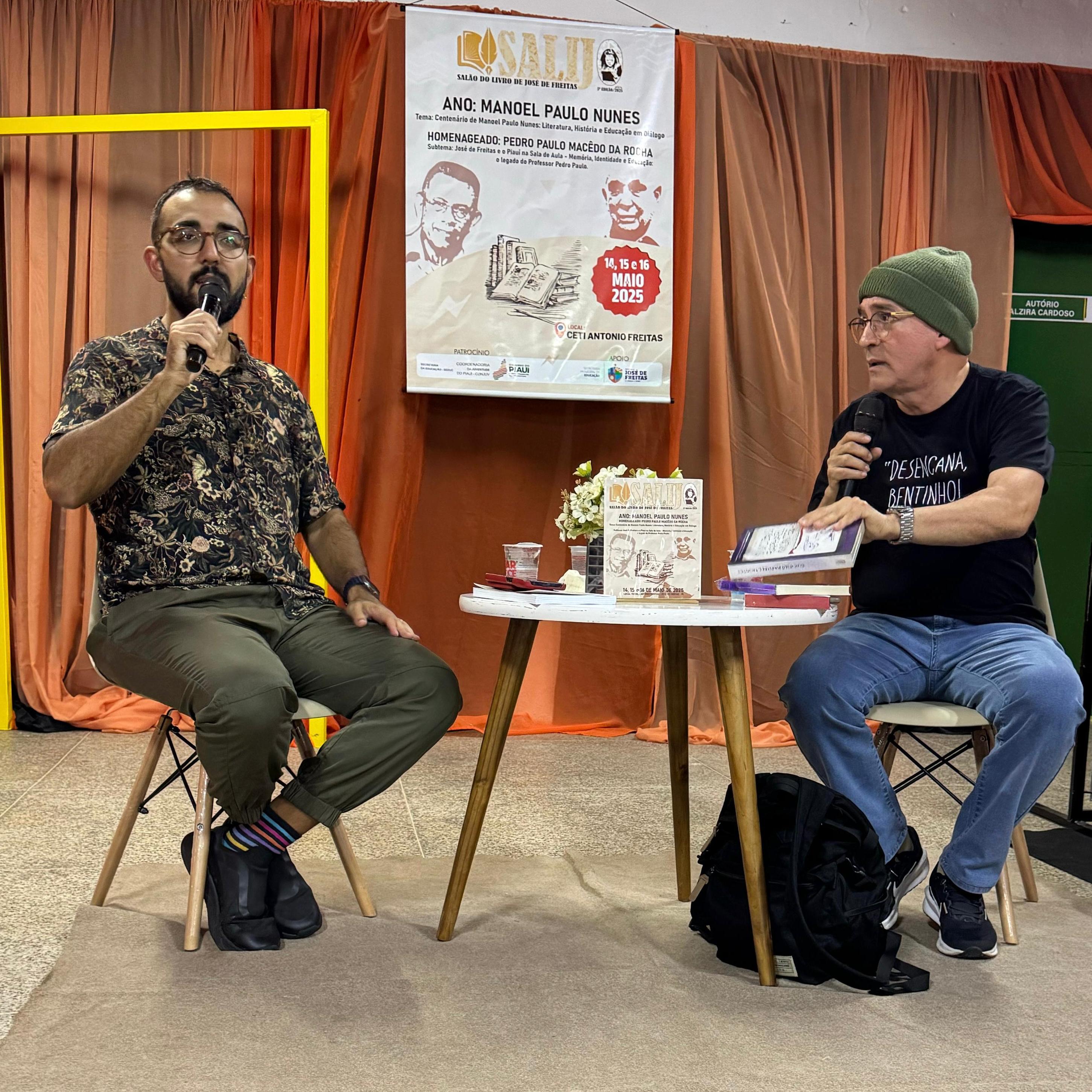 O autor Raphael Montes participou do 5º Salão do Livro de José de Freitas