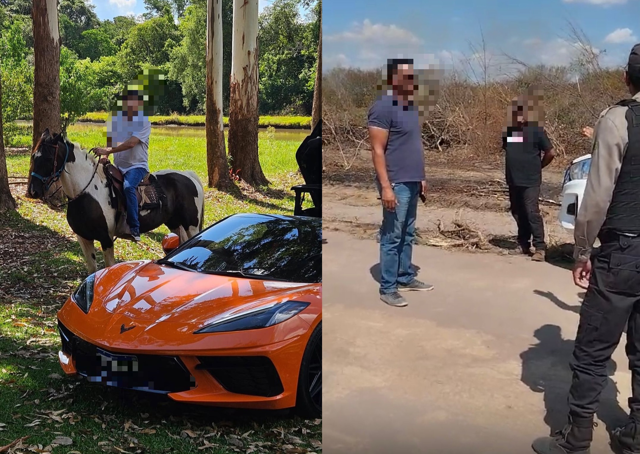 Gerente e proprietário da Fazenda Mundo Novo são presos por grilagem de terras do estado