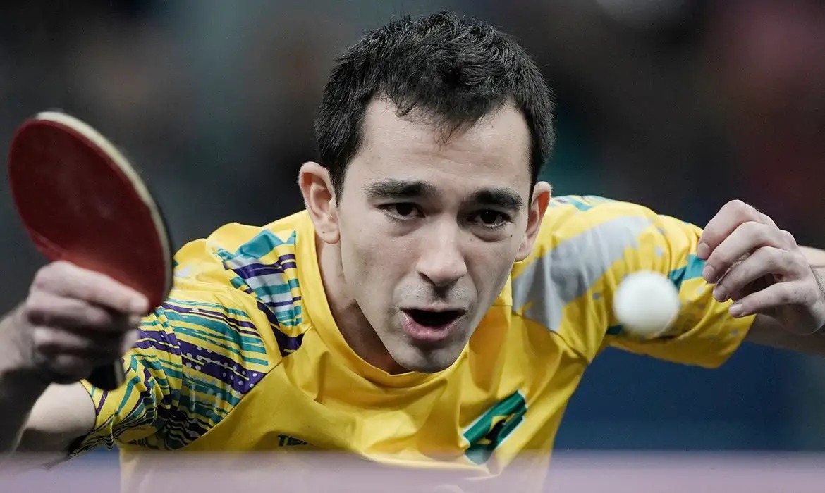 Hugo Calderano conquista prata histórica no Mundial de Tênis de Mesa e coloca Brasil no pódio