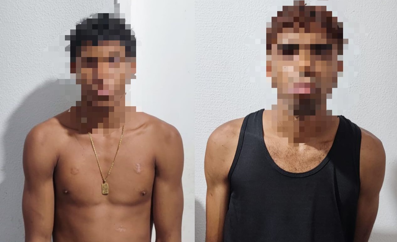 Suspeitos furtaram uma loja de cosméticos nessa quarta-feira (28)
