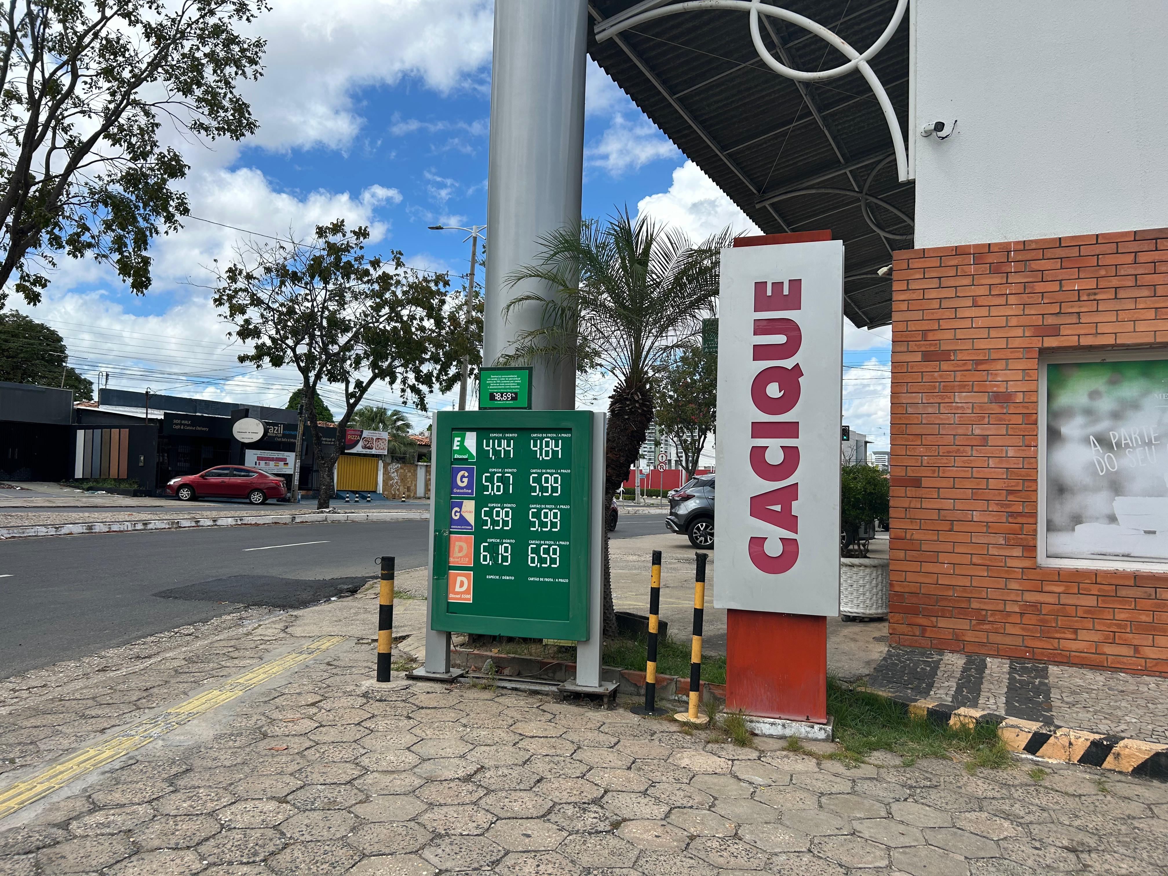 Preço da gasolinha dia 04 de junho de 2025